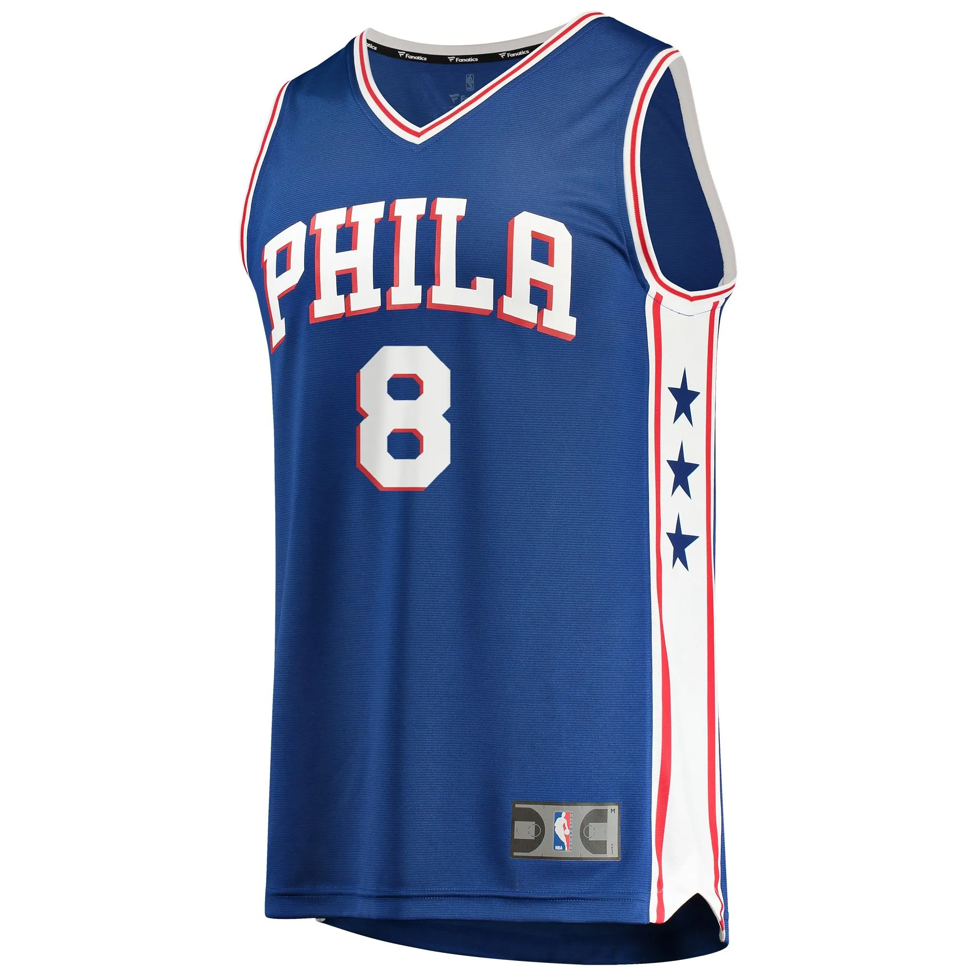 Zhaire Smith Philadelphia 76ers Fanatics Branded Fast Break Replica Jersey Royal - Icon Edition