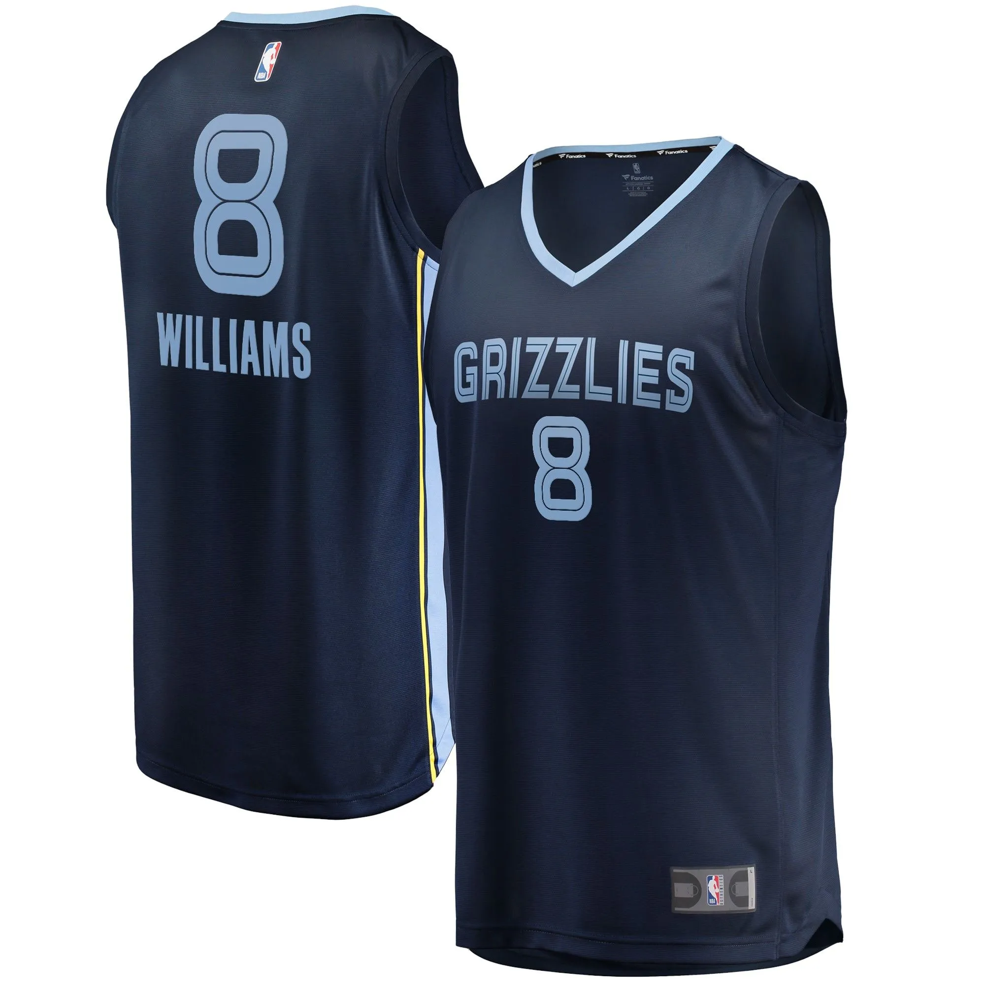 Ziaire Williams Memphis Grizzlies Fanatics Branded Fast Break Replica Jersey - Icon Edition - Navy