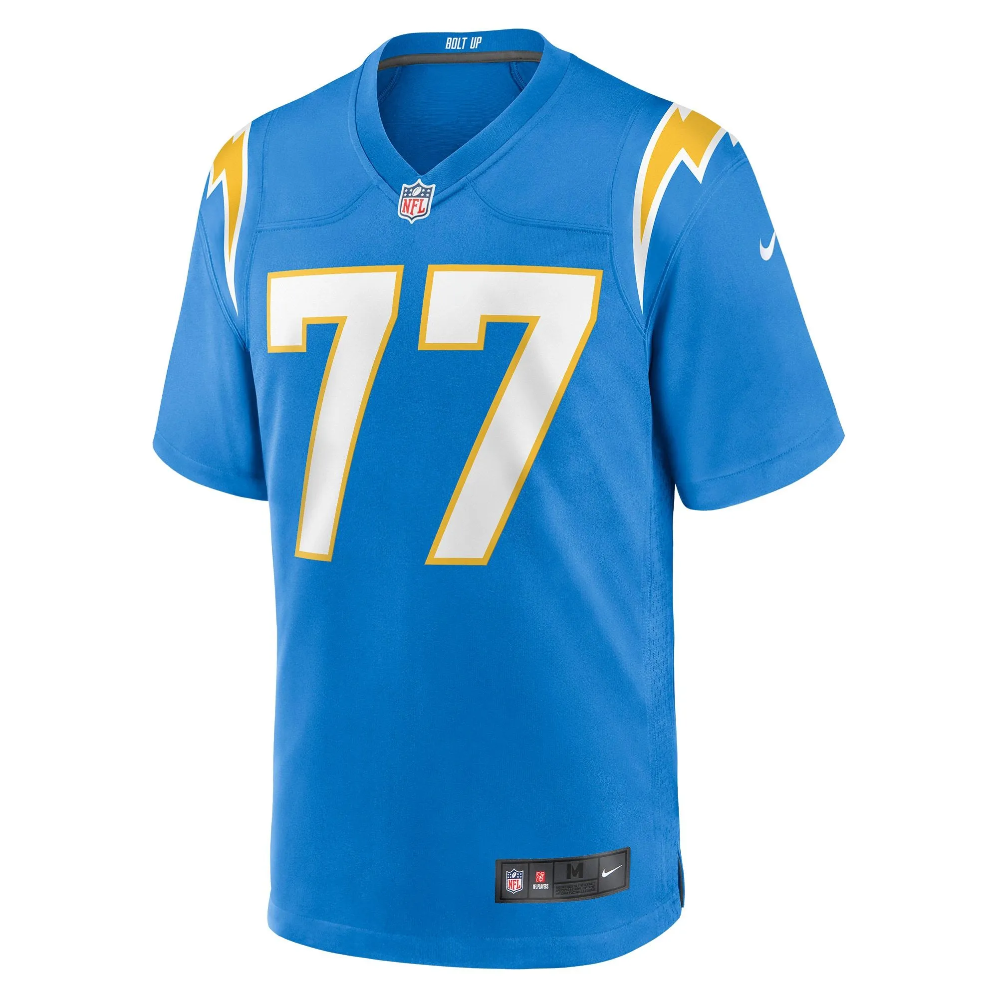 Zion Johnson Los Angeles Chargers  Player Game Jersey - Powder Blue