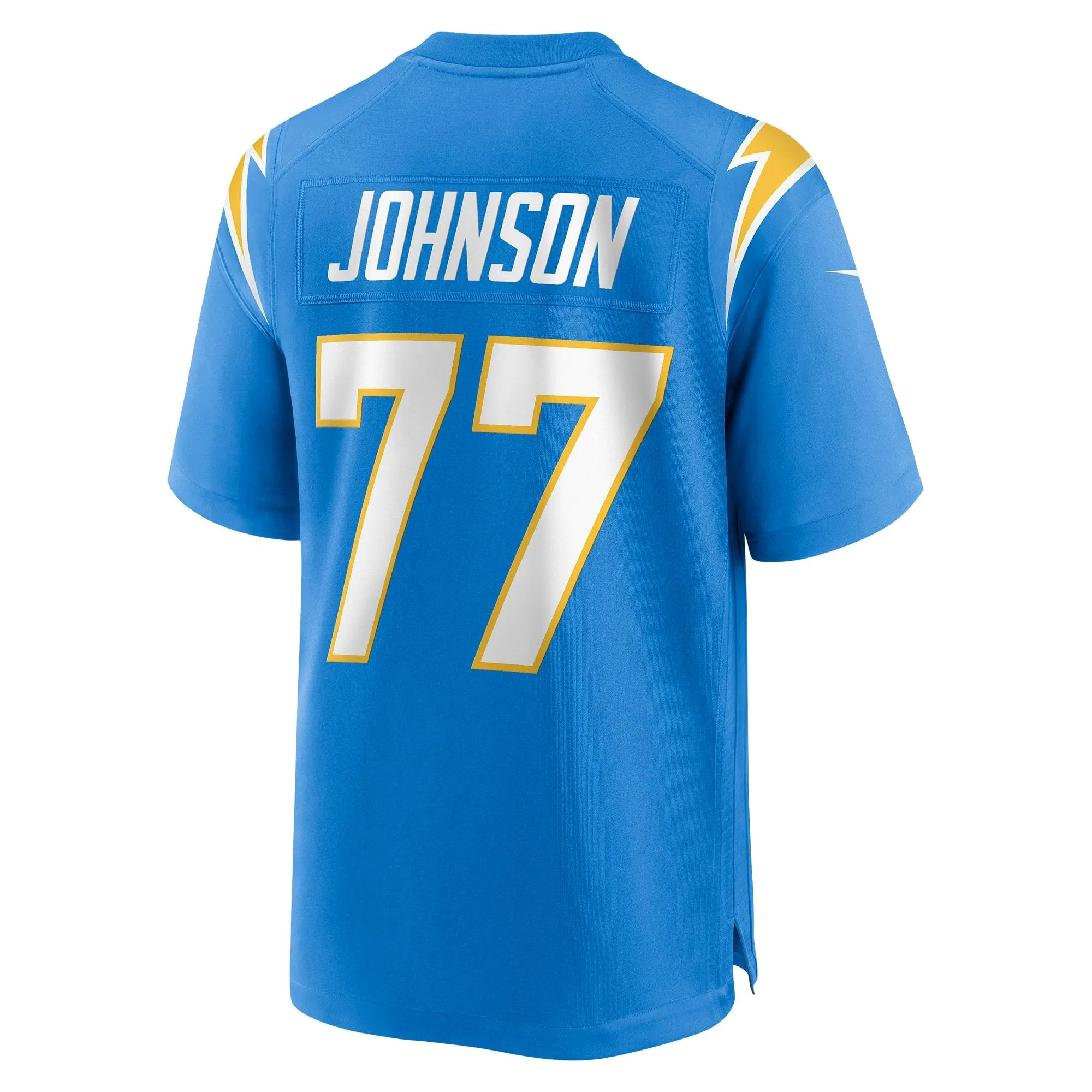 Zion Johnson Los Angeles Chargers  Player Game Jersey - Powder Blue