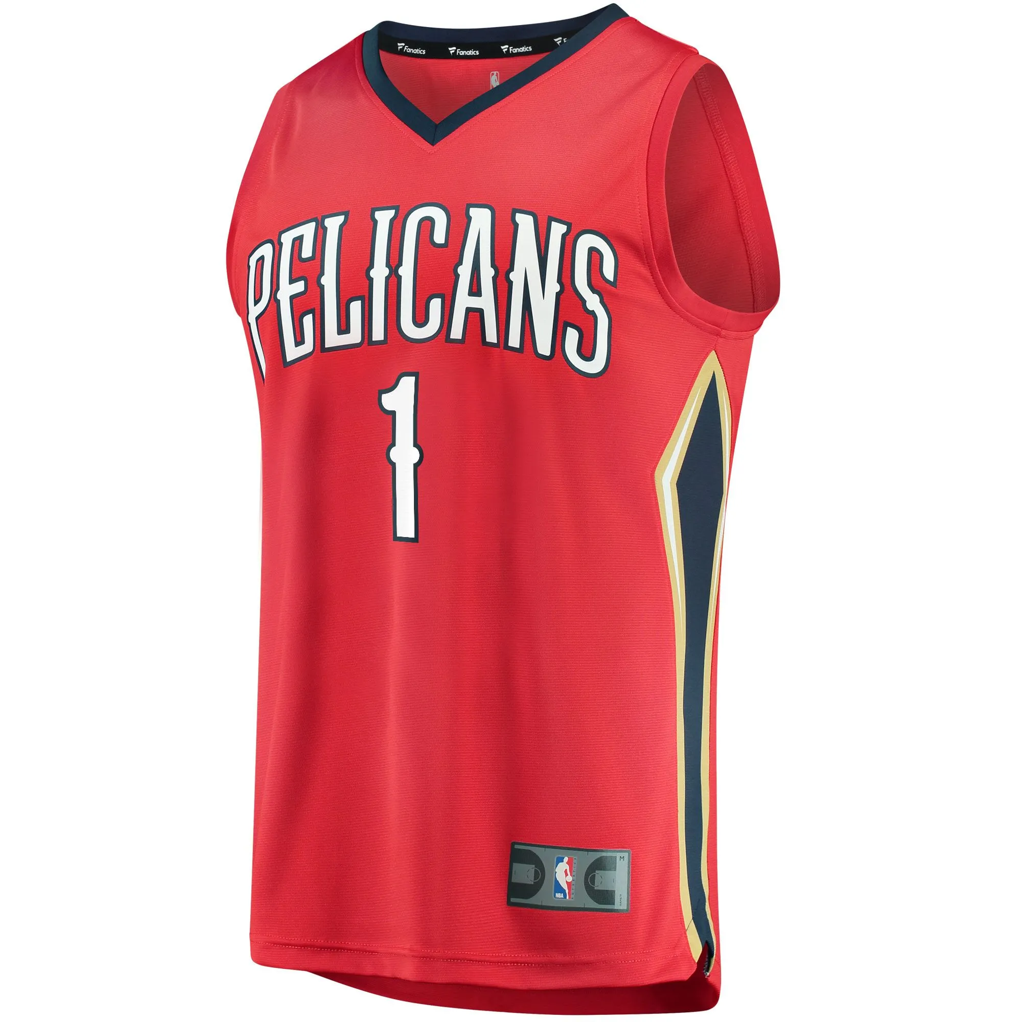 Zion Williamson New Orleans Pelicans Fanatics Branded Replica Fast Break Jersey Red - Statement Edition