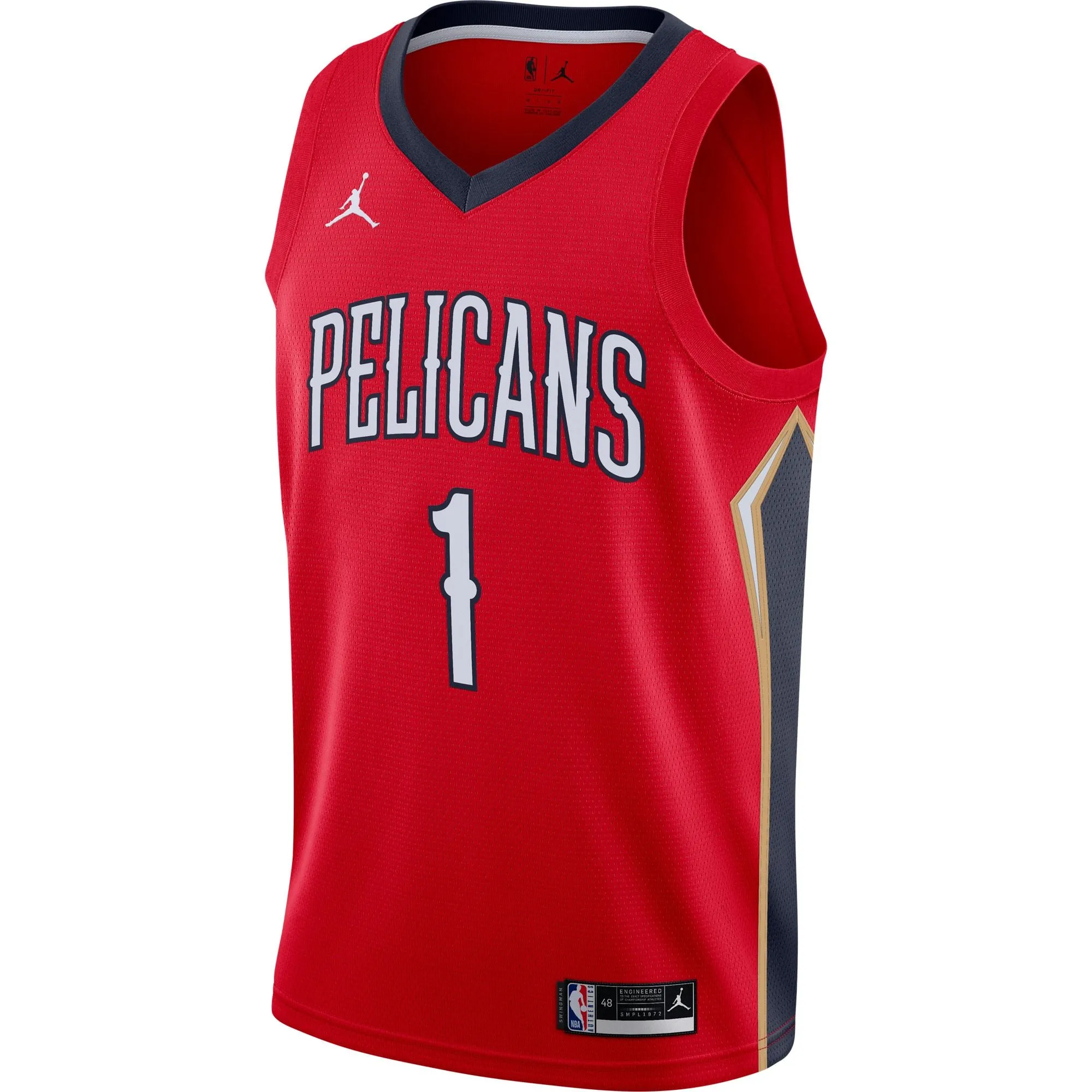 Zion Williamson New Orleans Pelicans Jordan Brand 2020/21 Swingman Jersey - Statement Edition - Red