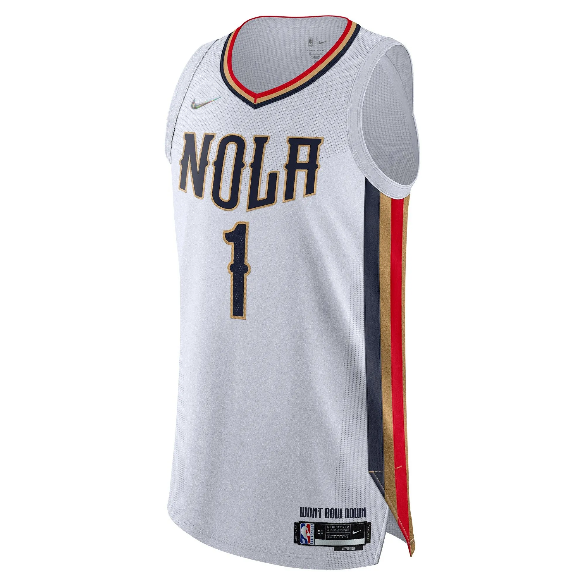 Zion Williamson New Orleans Pelicans  2021/22 Swingman Jersey - City Edition - White