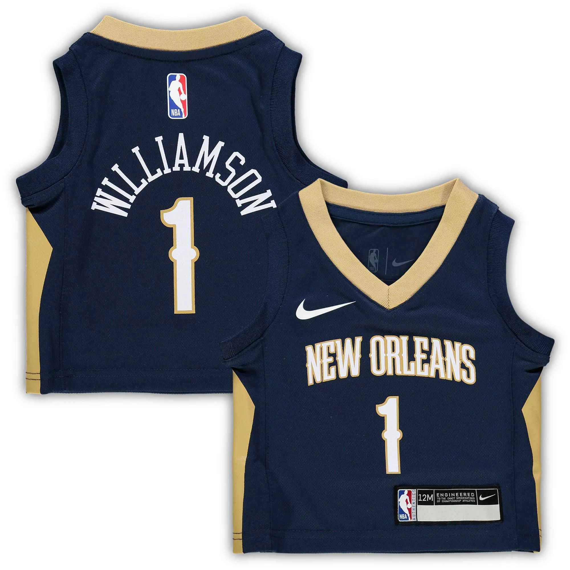 Zion Williamson New Orleans Pelicans  Infant Replica Jersey - Icon Edition - Navy