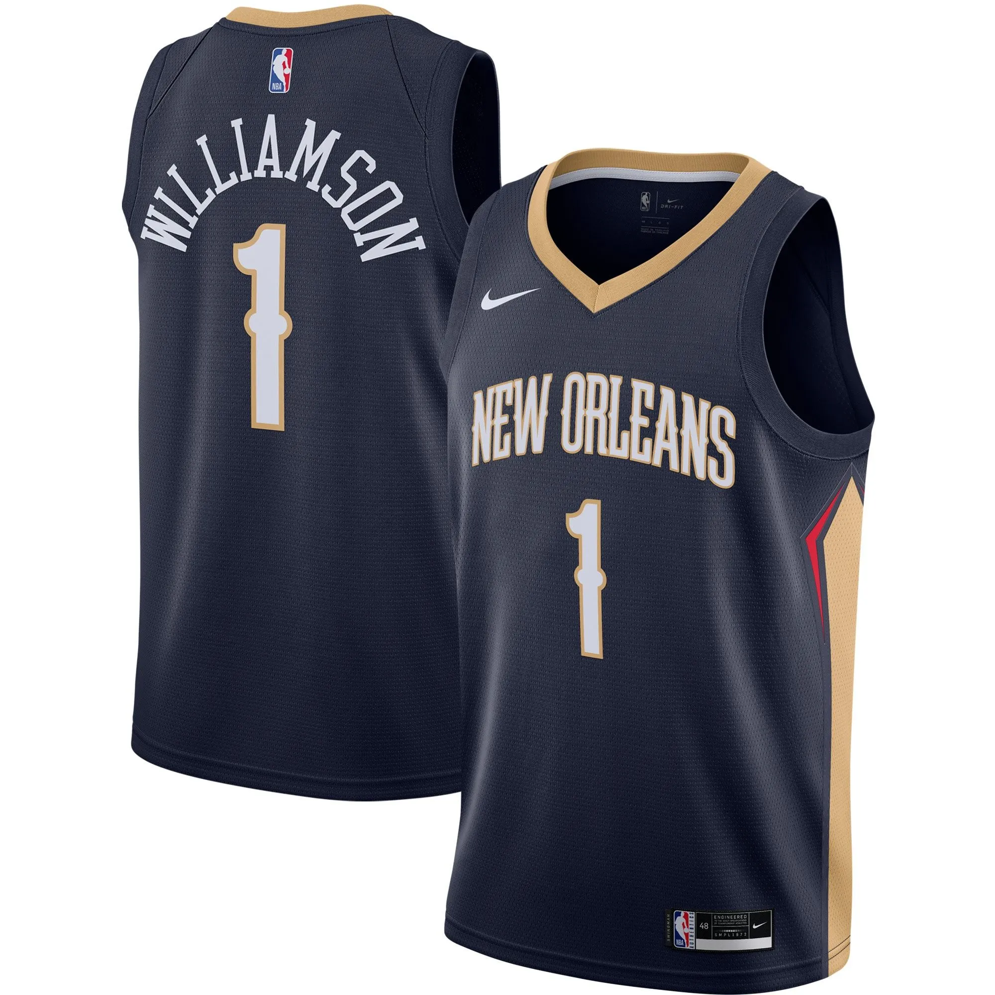 Zion Williamson New Orleans Pelicans  Swingman Jersey - Navy - Icon Edition