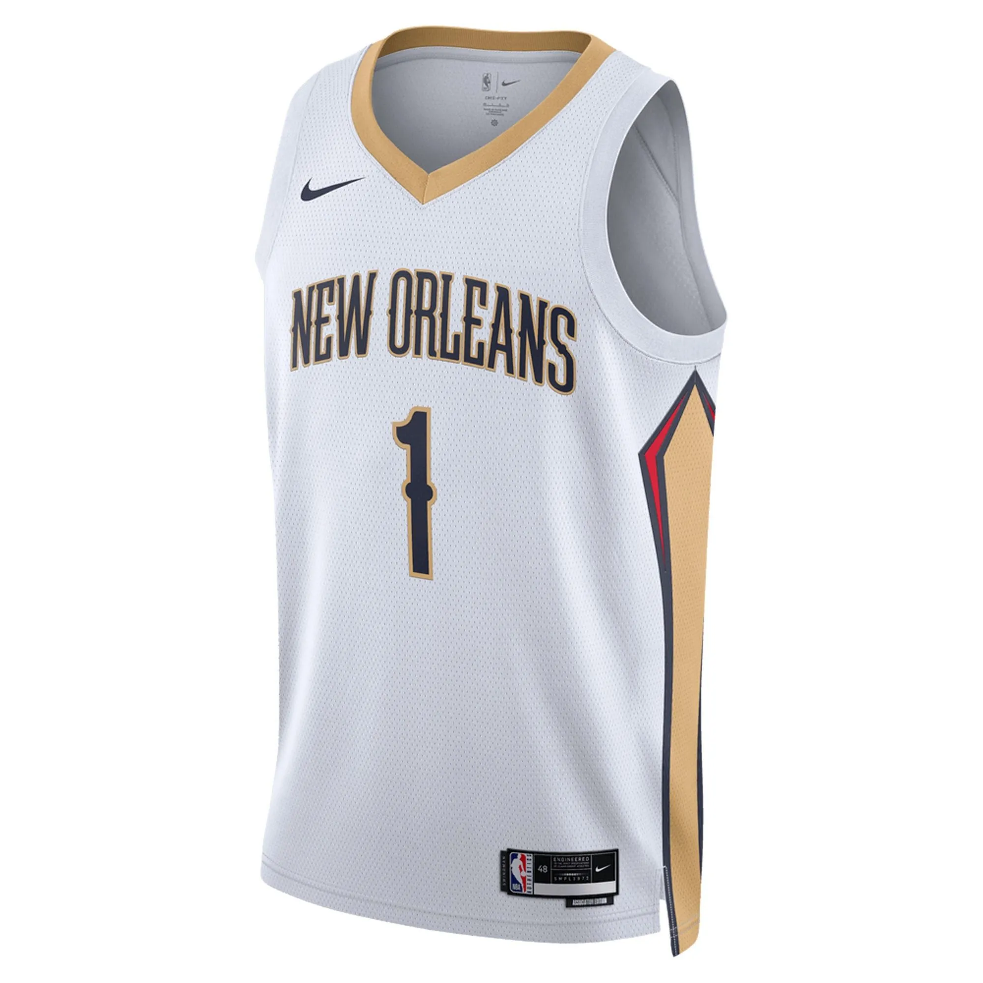 Zion Williamson New Orleans Pelicans  Unisex Swingman Jersey - Association Edition - White