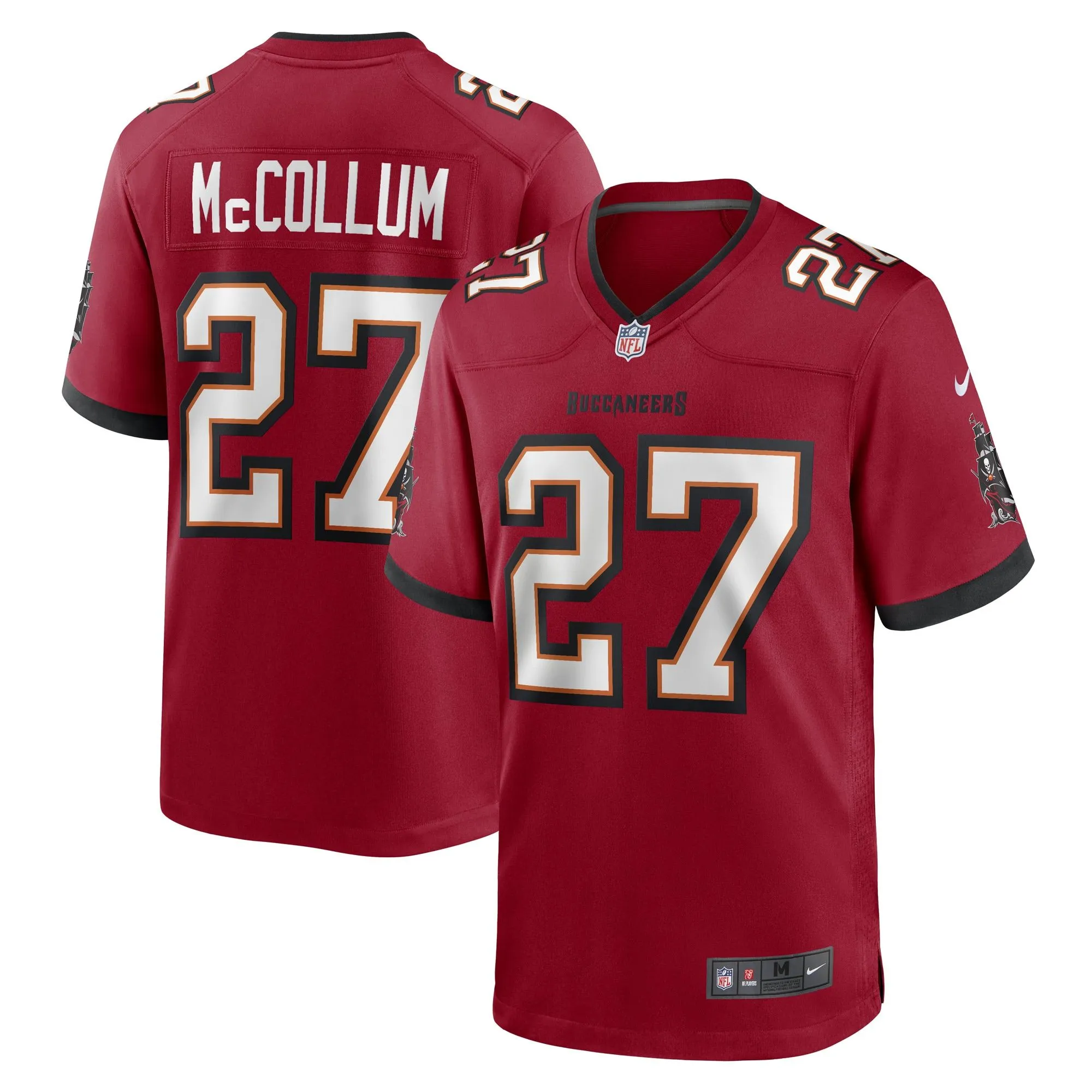 Zyon McCollum Tampa Bay Buccaneers  Game Player Jersey - Red