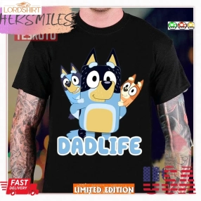 Bluey Kids Dad Life Shirt