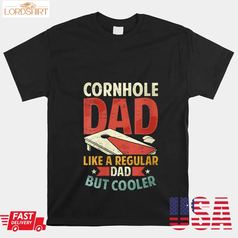 Cornhole Dad Cooler Cornhole Player Shirt