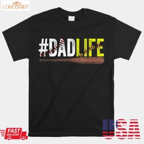 Dad Life Softball Baseball Daddy Sports Shirt