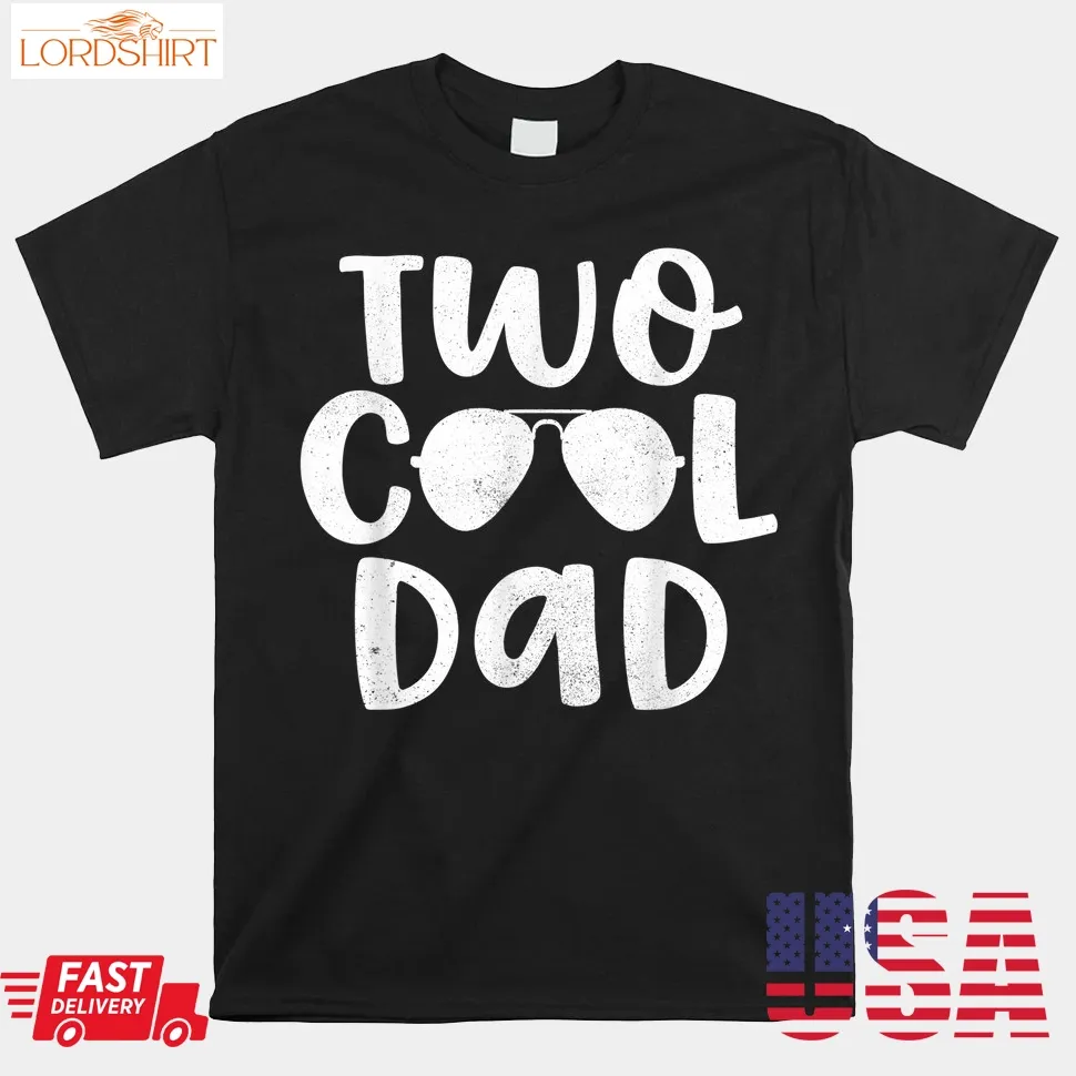 Dad Of The Birthday Boy Two Cool 2Nd Bday Father Papa Daddy Shirt