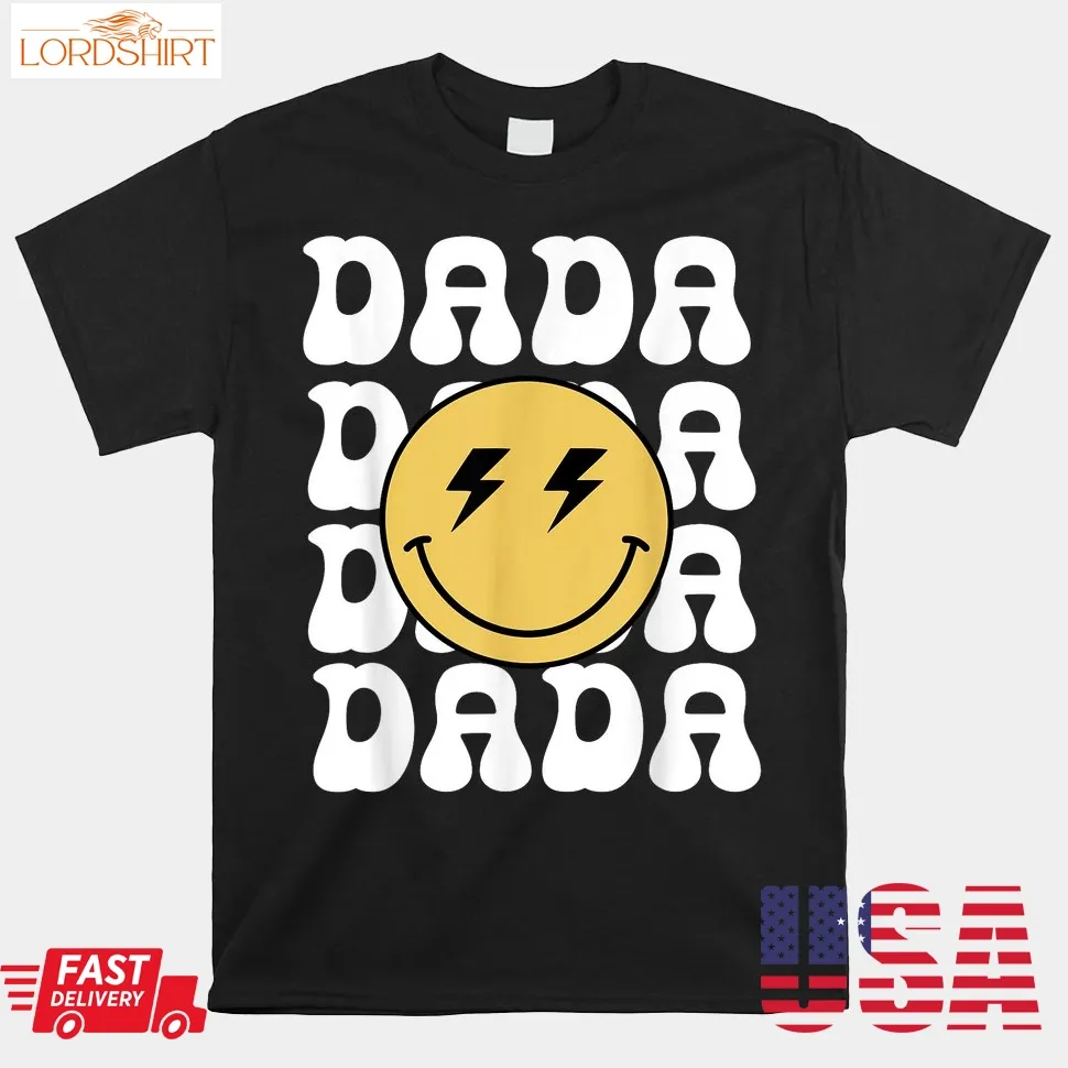 Dada One Happy Dude Birthday Theme Family Matching Shirt