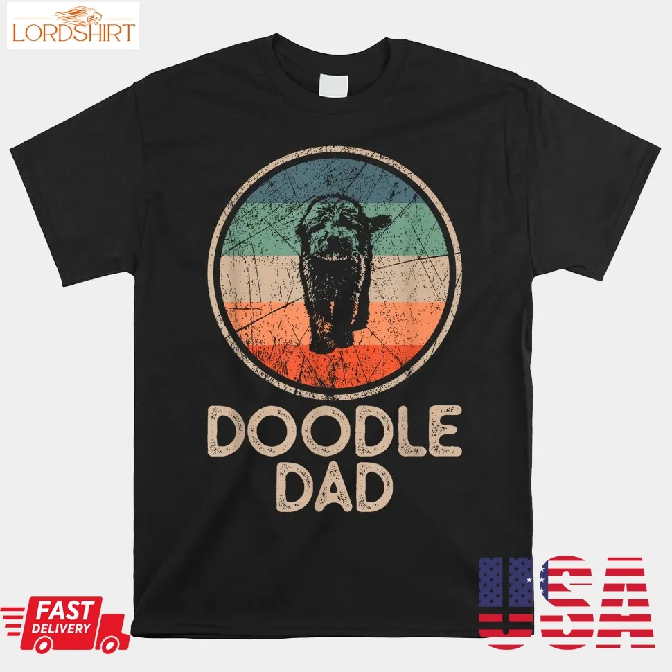 Doodle Dog Vintage Doodle Dad Shirt