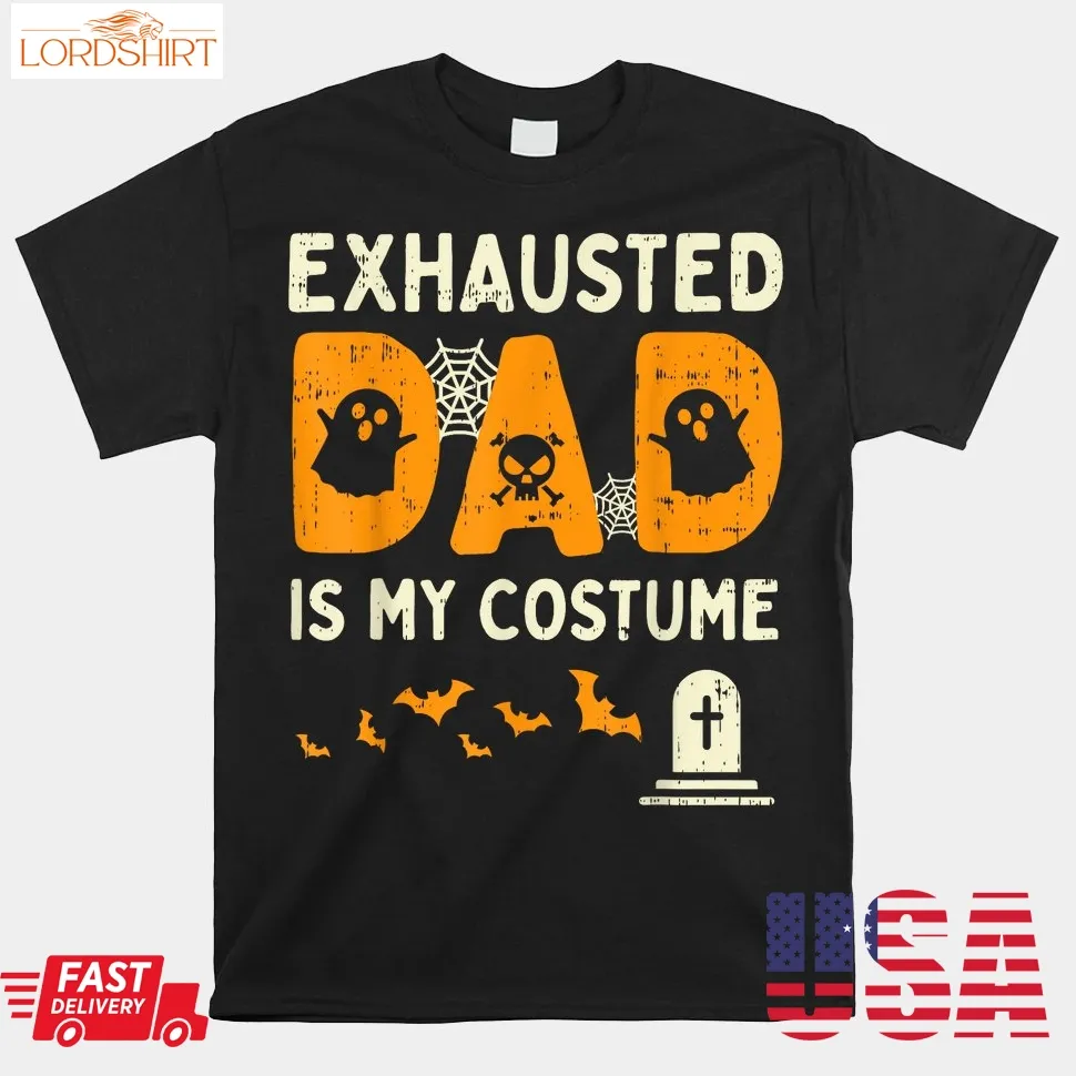 Exhausted Dad Halloween Shirt