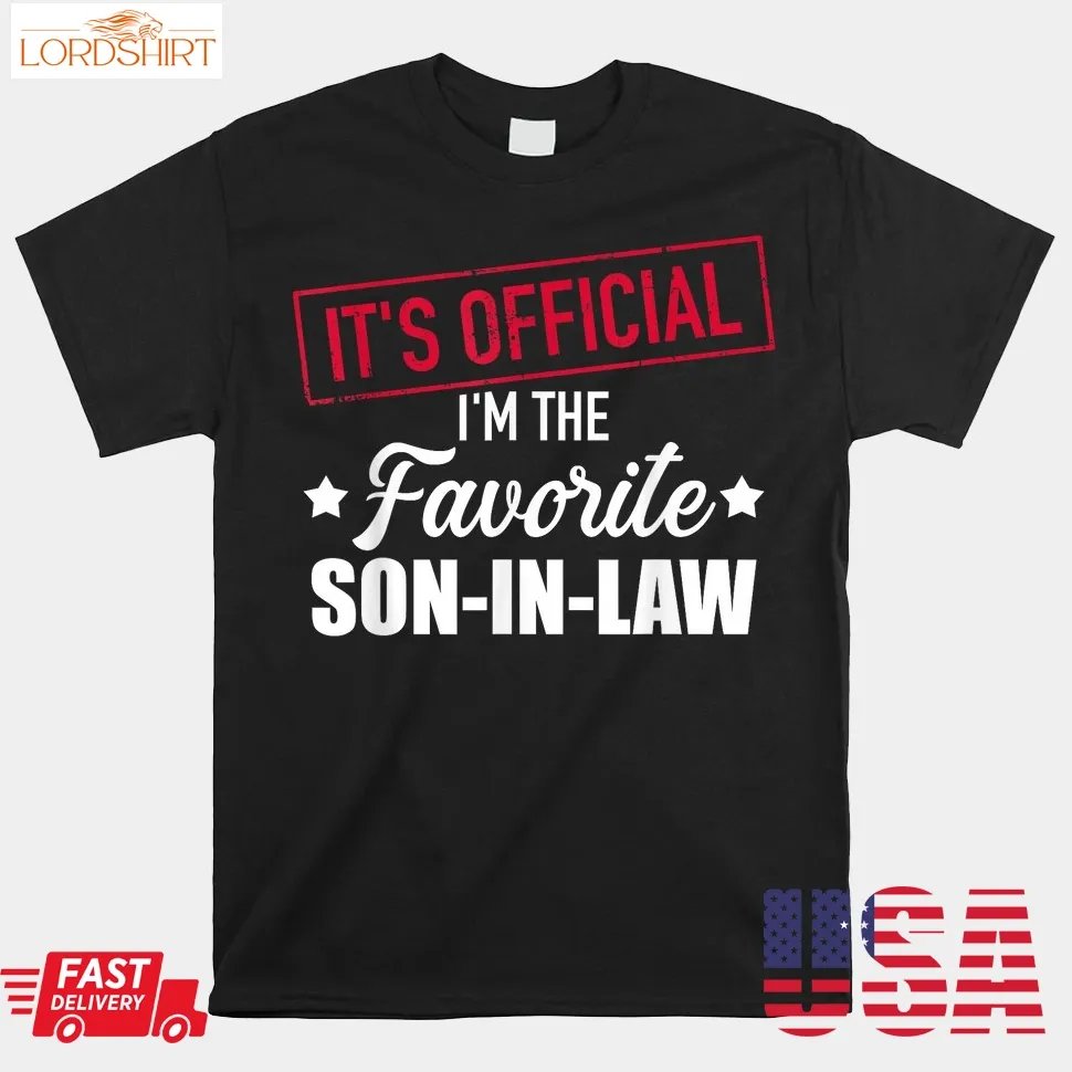 Favorite Son In Law From Mother In Law Or Father In Law Shirt