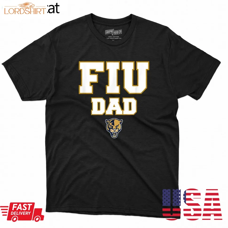 Florida International Fiu Panthers Dad T Shirt