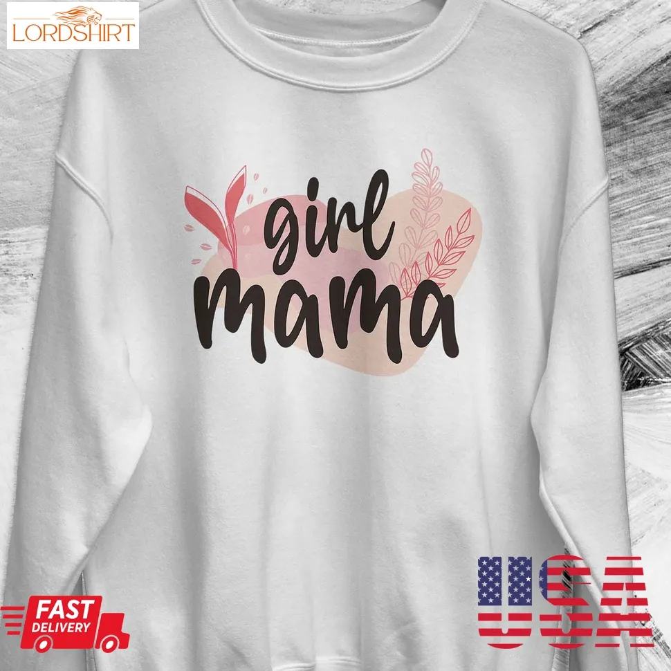 Girl Mama Minimalist Pastel MotherS Day Shirt