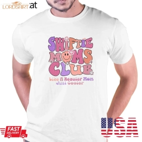 Groovy Swiftie Moms Club Swiftie Fan T Shirt