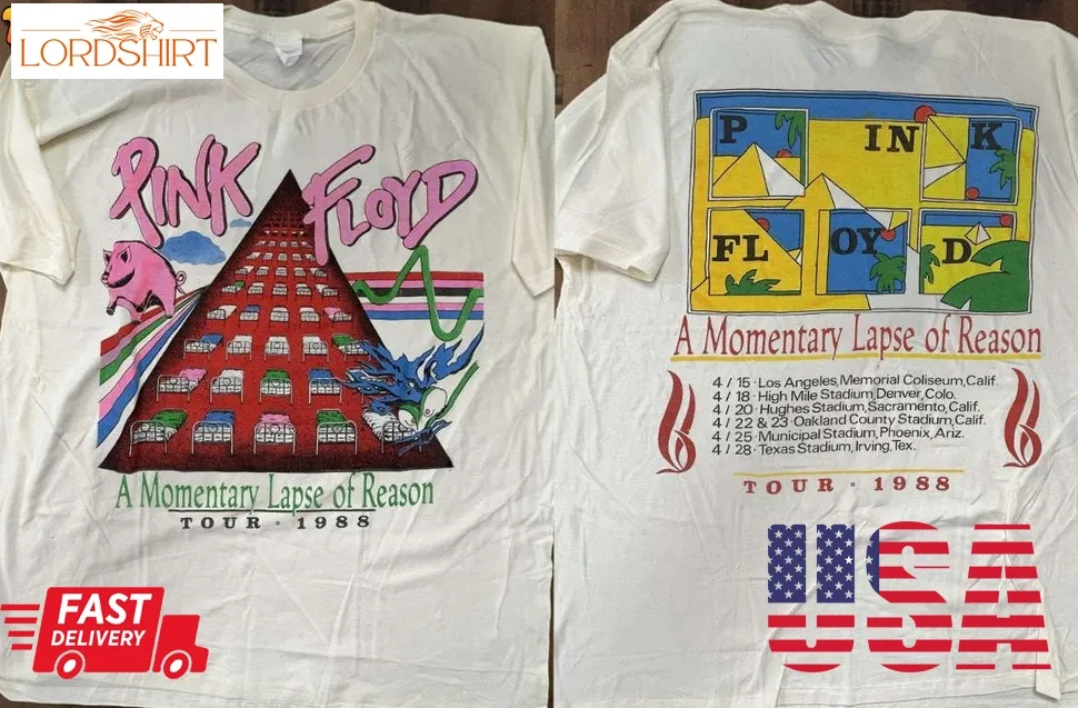 Pink Floyd &8211; A Momentary Lapse Of Reason Tour 1988 T Shirt