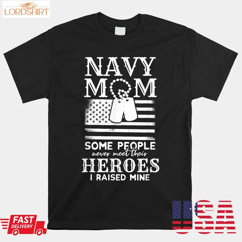 Proud Navy Army Mom Family Tree Shirt