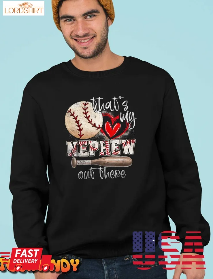 That's My Nephew Out There Baseball Aunt Auntie Mothers Day T Shirt