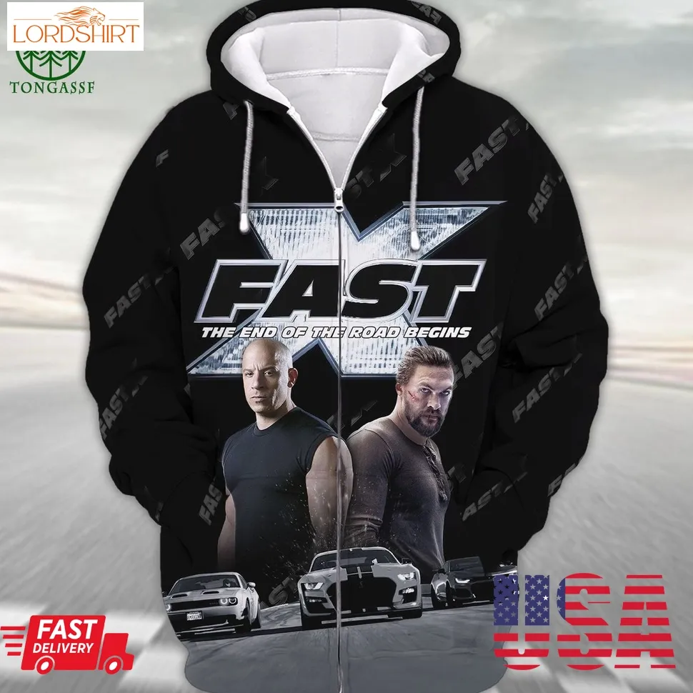 Vin Diesel Jason Momoa Fast And Furious X 3D T Shirt Hoodie Polo