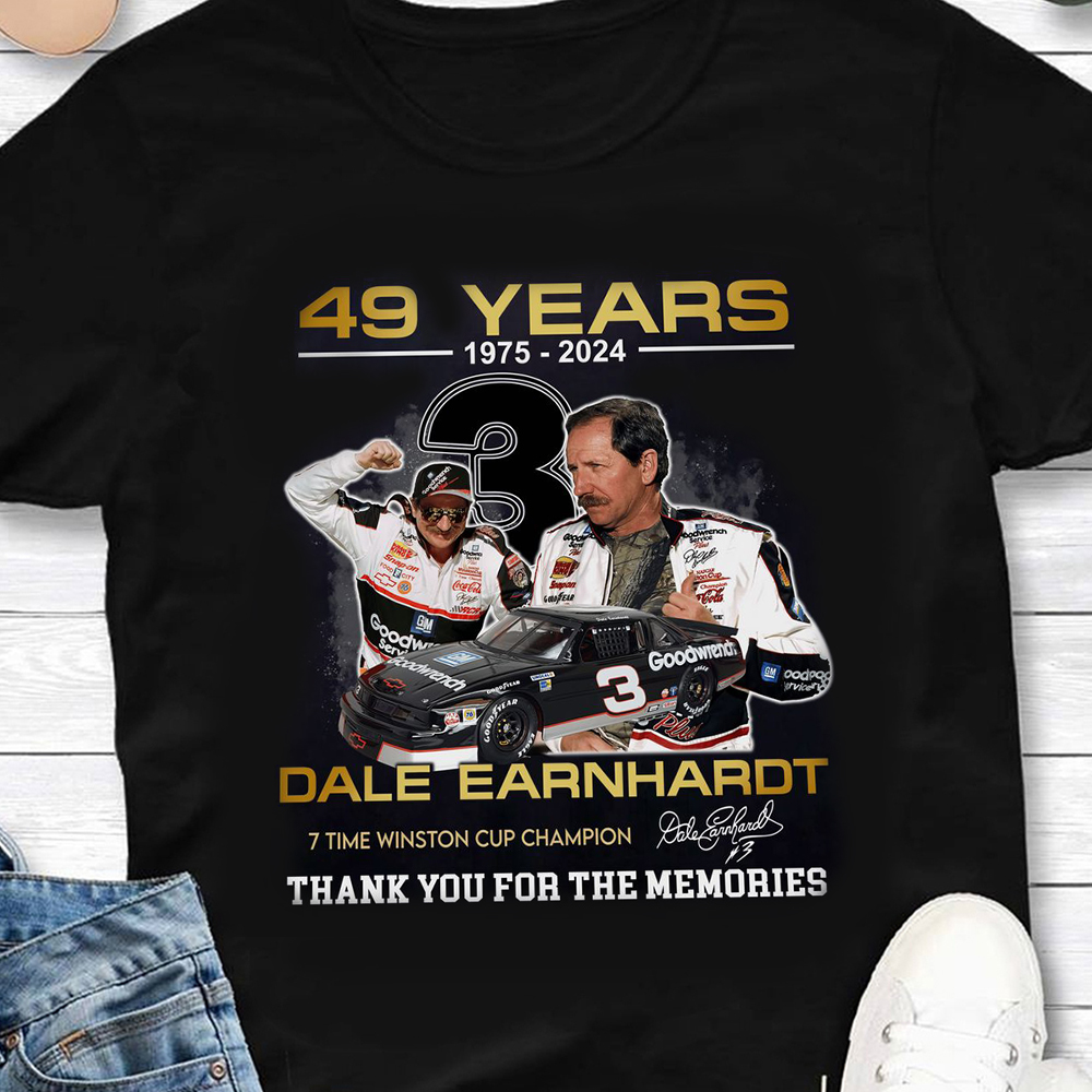 49 Years 1975-2024 Dale Earnhardt 7 Time