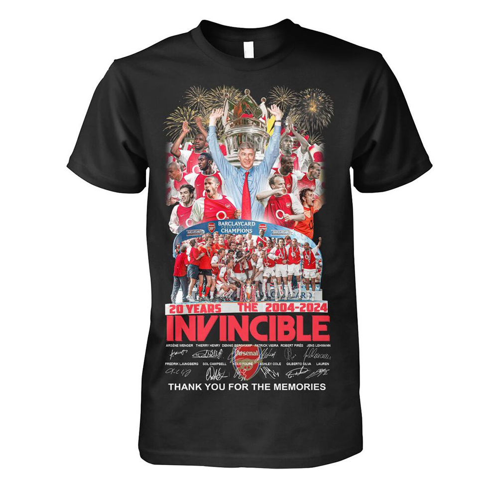 Arsenal 20 Years The 2004-2024 Invincible Thank