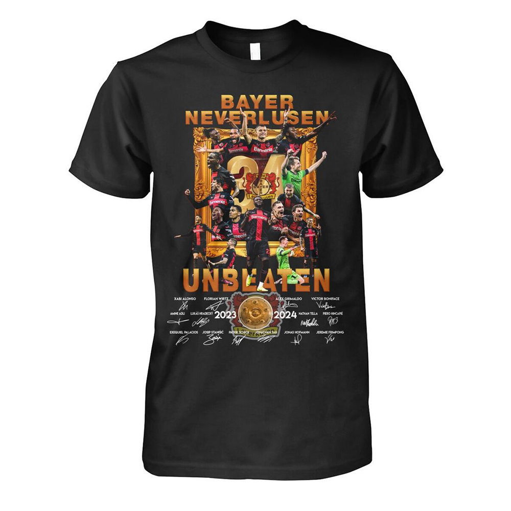 Bayer Neverlusen Unbeaten 2023-2024 Shirt