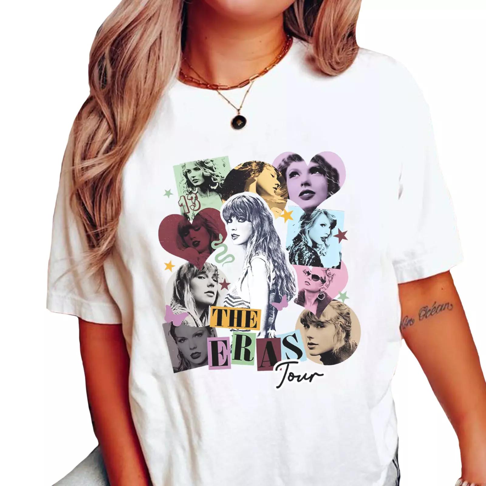 The Eras Tour Merch Shirt (Kids And Adult Sizes) Tour Merch Swift Taylor Tee Stars- 0