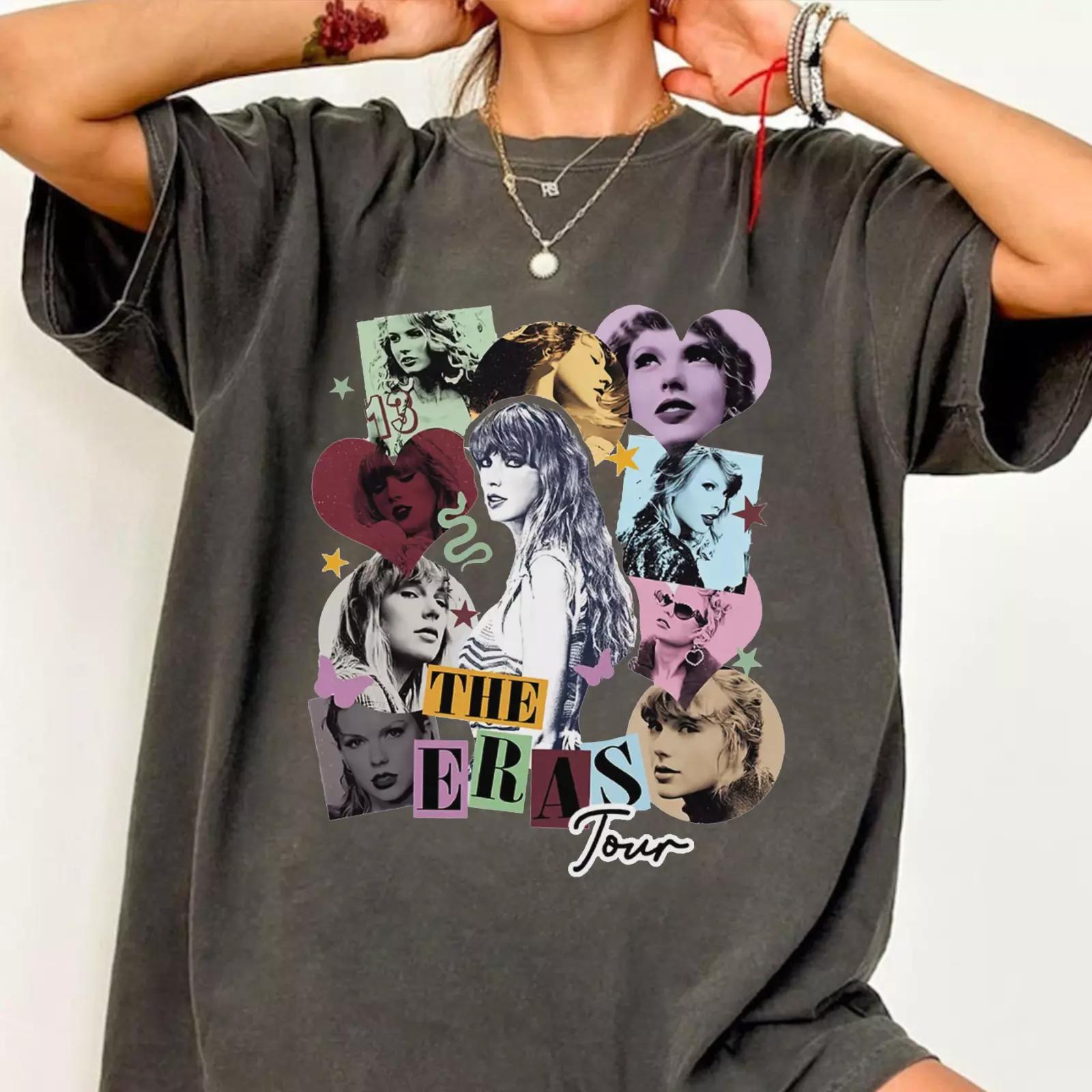 The Eras Tour Merch Shirt (Kids And Adult Sizes) Tour Merch Swift Taylor Tee Stars- 0