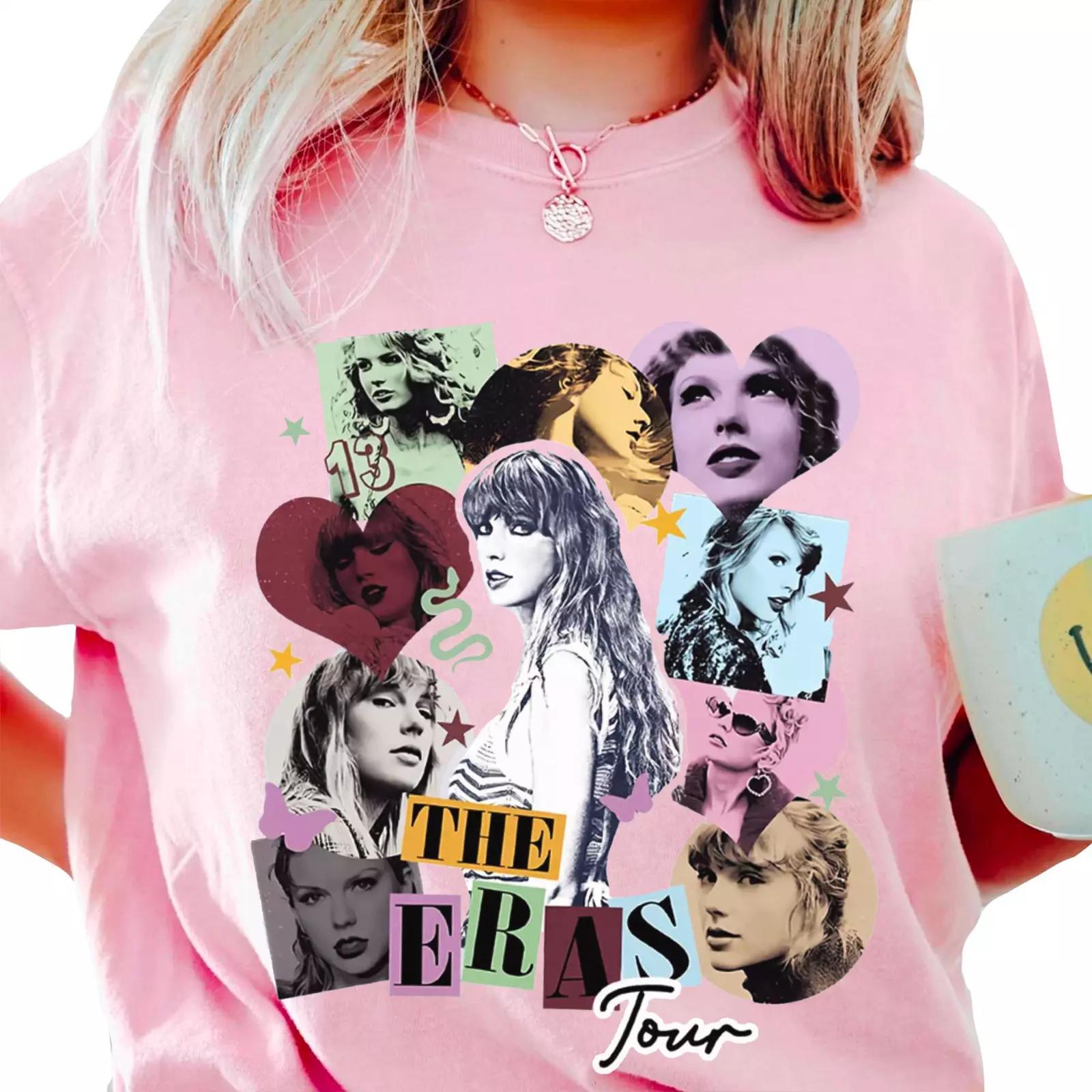 The Eras Tour Merch Shirt (Kids And Adult Sizes) Tour Merch Swift Taylor Tee Stars- 0