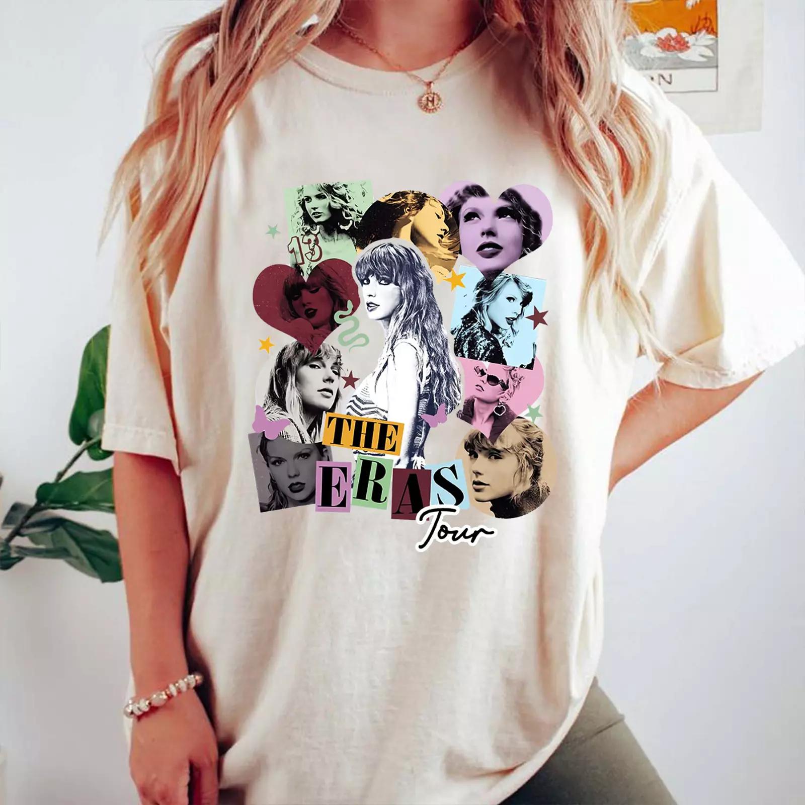 The Eras Tour Merch Shirt (Kids And Adult Sizes) Tour Merch Swift Taylor Tee Stars- 0