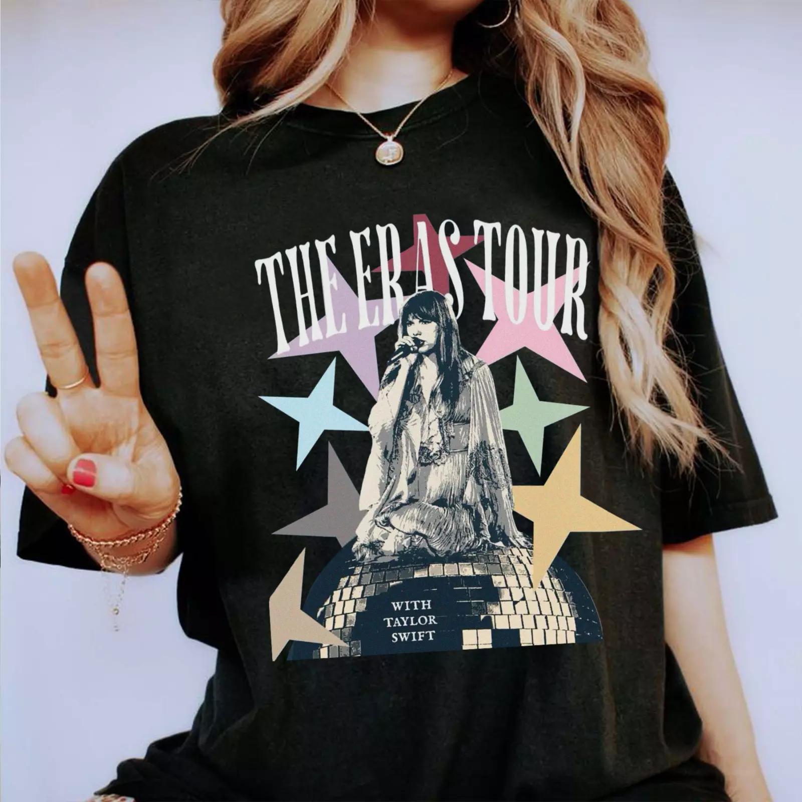 Eras Tour Merch Shirt (Kids And Adult Sizes) Tour Merch Swift Taylor Tee Stars