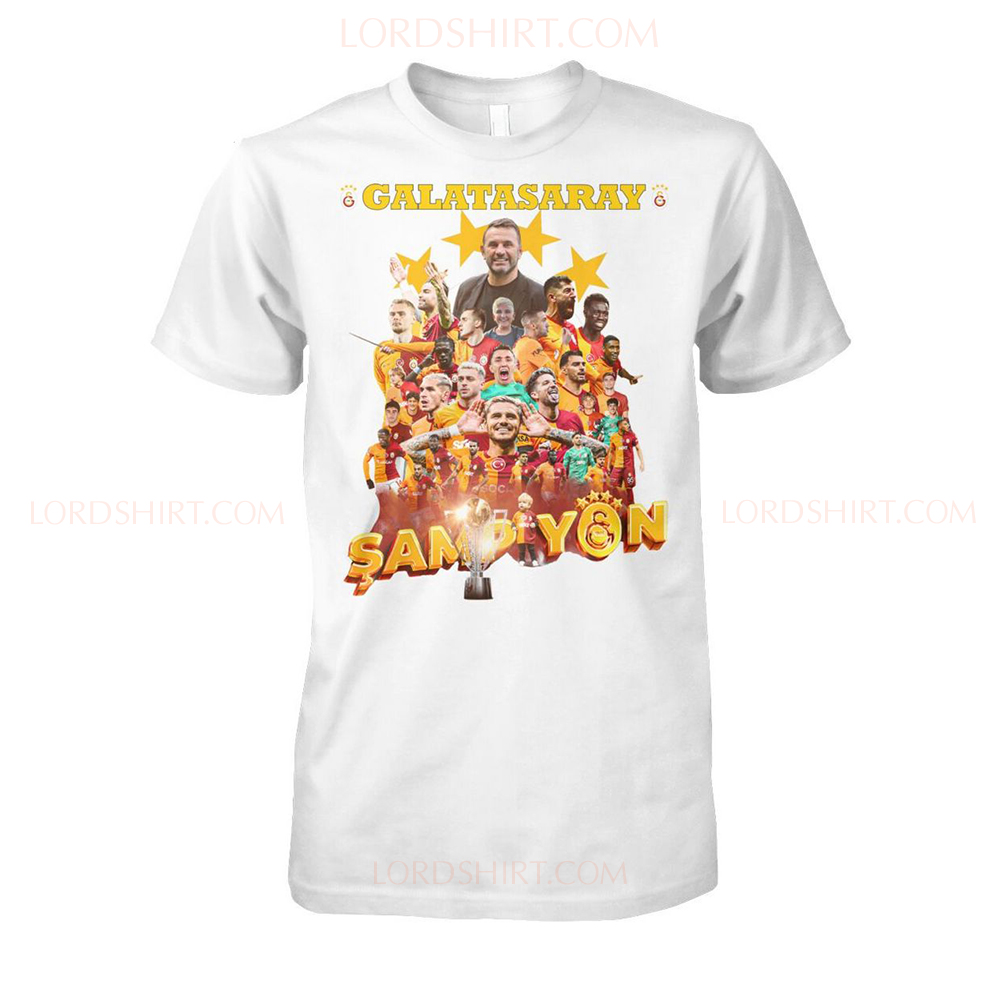 Galatasaray Sampiyon Super Lig Championship T-Shirt