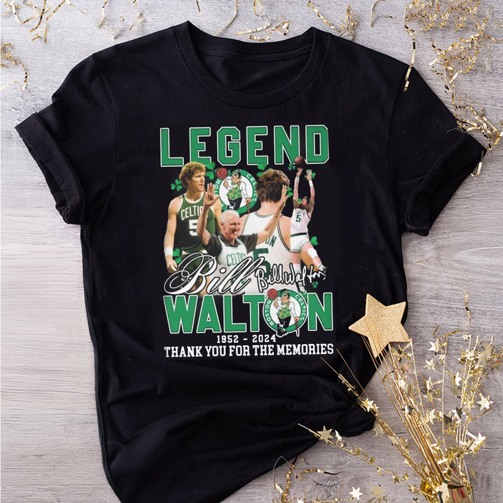 Legend bill walton 1952-2024 thank you for the memories shirt