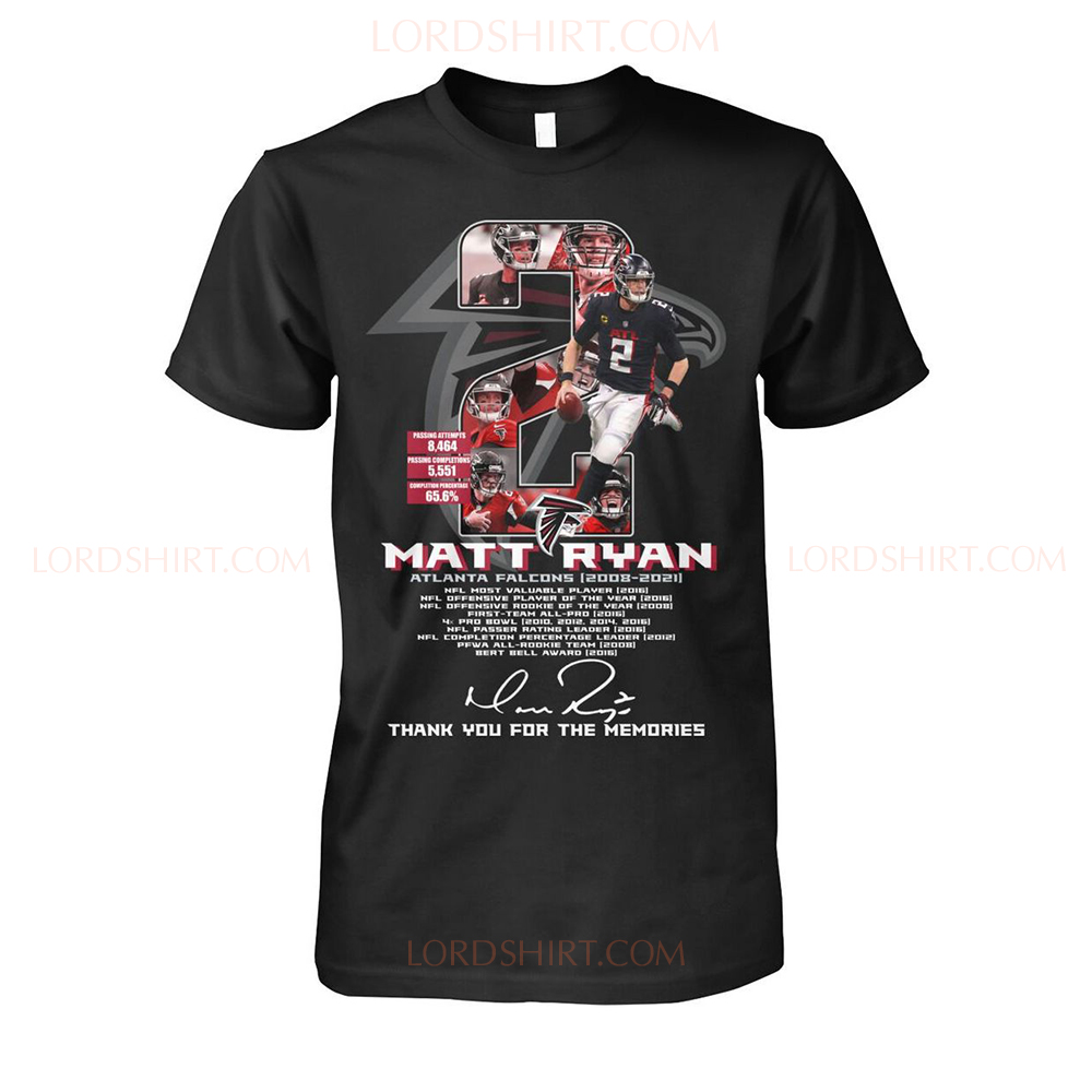 Matt Ryan 2008-2021 Signature Thank You For