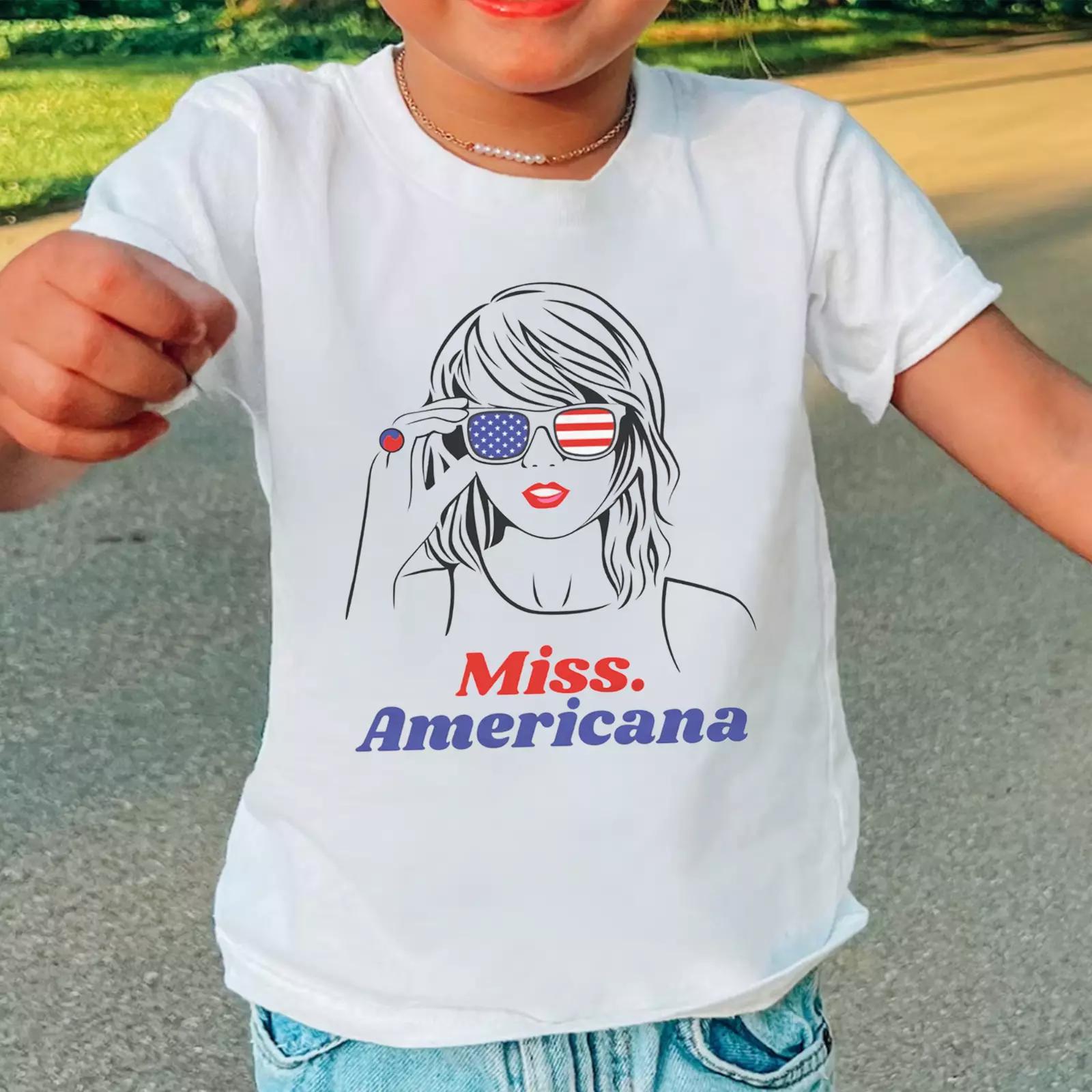 Miss Americana Taylor 4th Of July Shirt Swift Swiftie Tee