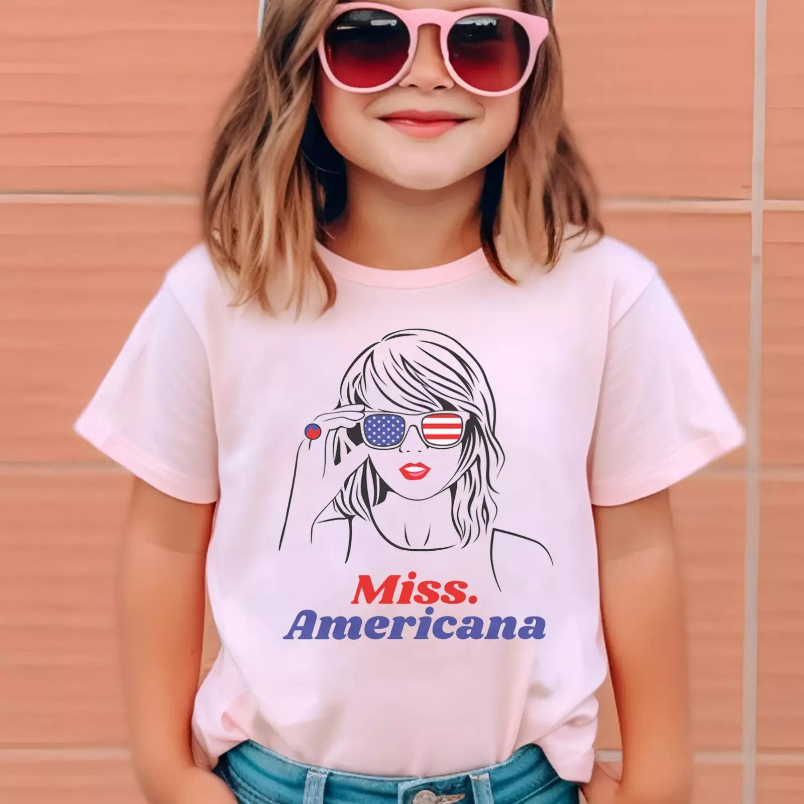 Miss Americana Taylor 4th Of July Shirt Swift Swiftie Tee