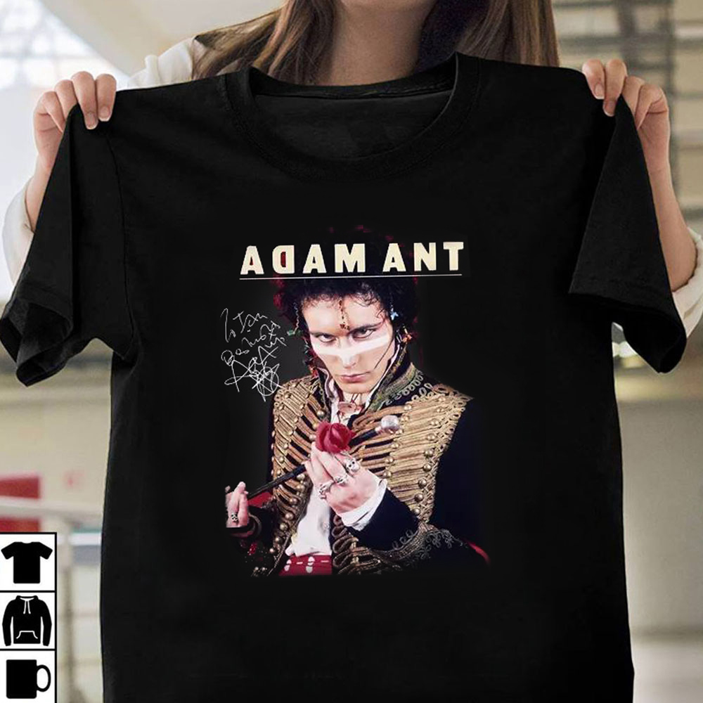 New Adam Ant Signature T-Shirt Gift For Man And Woman