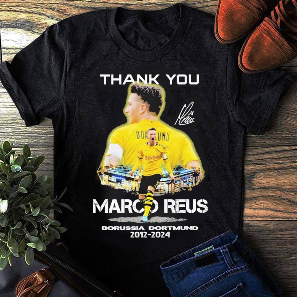 Official Thank You Marco Reus Borussia Dortmund 2012-2024 Signature Shirt