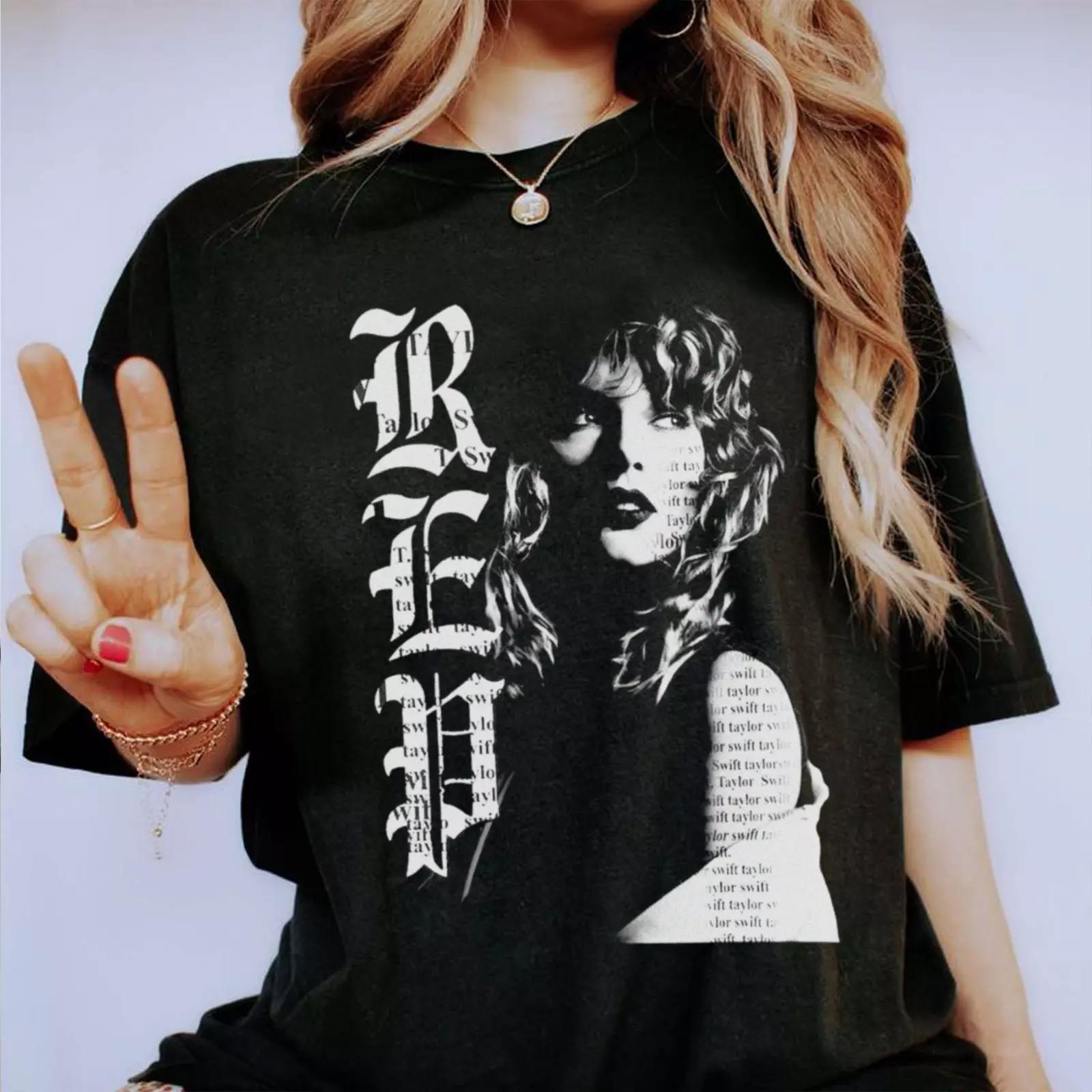 Reputation TV Merch Shirt Adult & Youth Sizes Swift Swiftie Taylor Tee Cutout