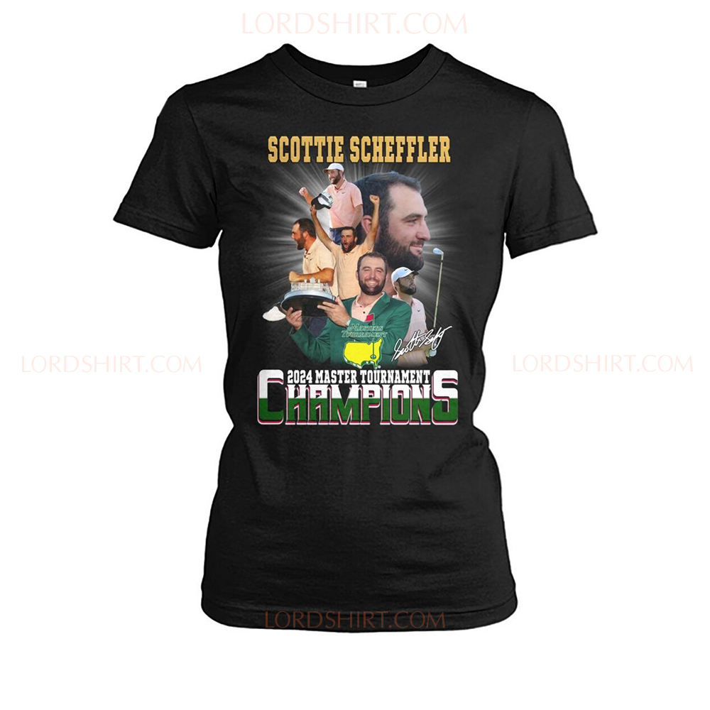 Scottie Scheffler 2024 Master Tournament Champions Shirt