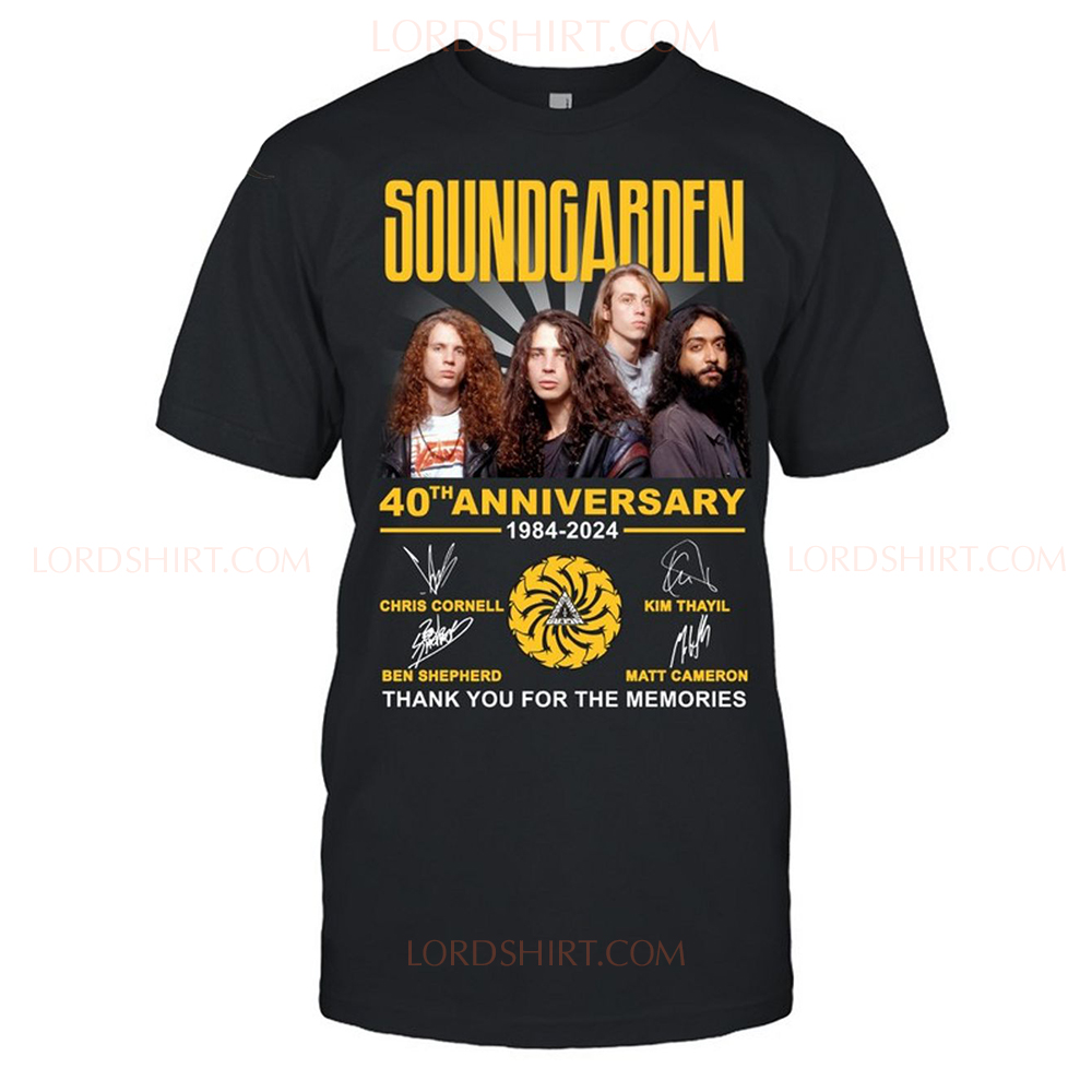 Soundgarden 40th Anniversary 1984-2024 Thank You For