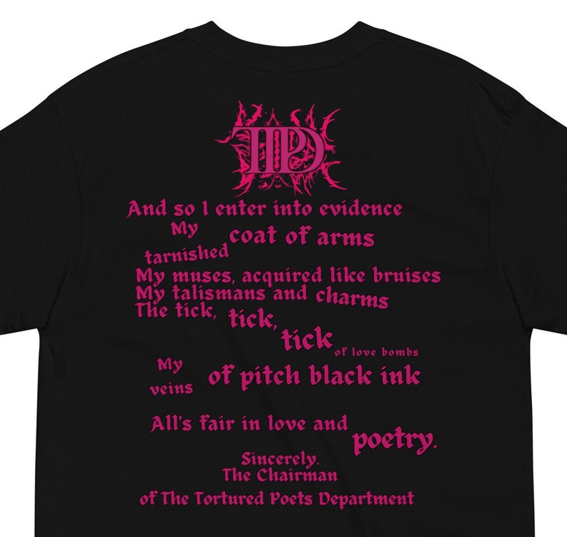 Swiftie SLAMMED, Metal Style TTPD Shirt, Goth TTPD Custom Shirt, Great Gift For Swifties