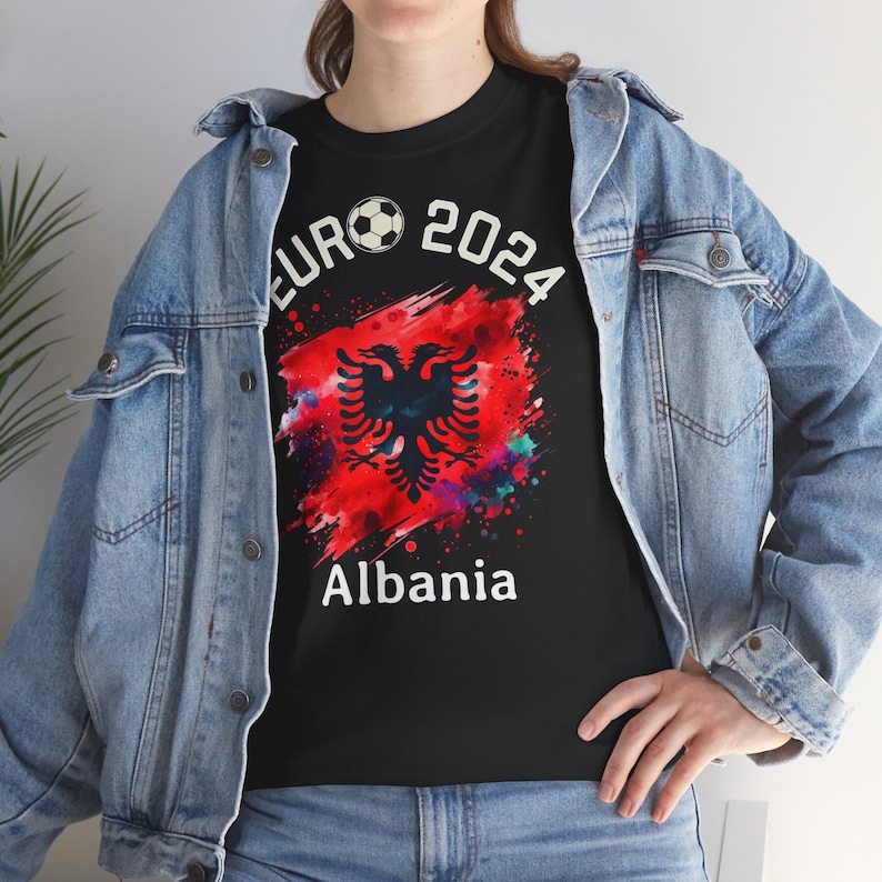 T-Shirt Football European Championship 2024 Albania, Euro 2024