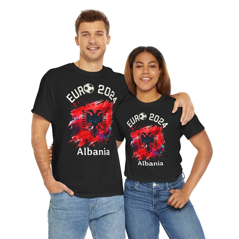 T-Shirt Football European Championship 2024 Albania, Euro 2024