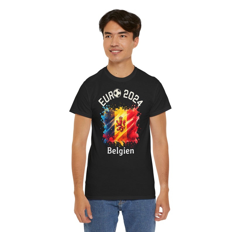 T-Shirt Football European Championship 2024 Belgium, Euro 2024