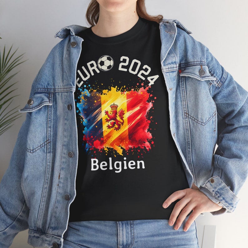 T-Shirt Football European Championship 2024 Belgium, Euro 2024