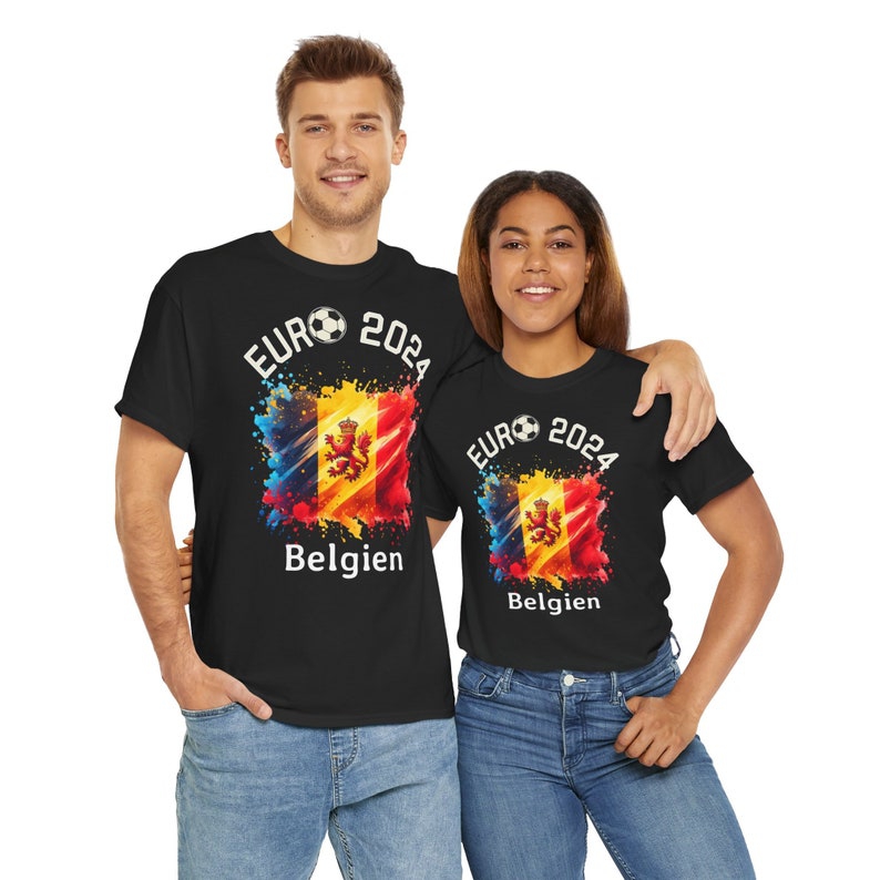 T-Shirt Football European Championship 2024 Belgium, Euro 2024